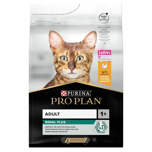 Pro Plan Renal Plus Tavuklu 3 Kg Yetişkin Kedi Maması - Görsel 8
