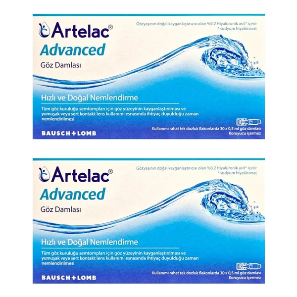 Bausch & Lomb Artelac Advanced Göz Damlası 0.5 Ml X 30'lu Flakon 2 Adet - Görsel 3