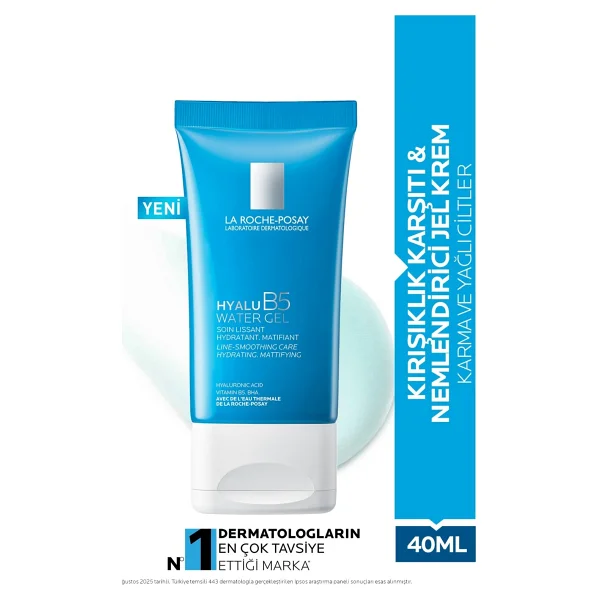 La Roche-Posay Hyalu B5 Water Jel Kırışıklık Karşıtı 40 Ml Nemlendirici Krem - Görsel 3