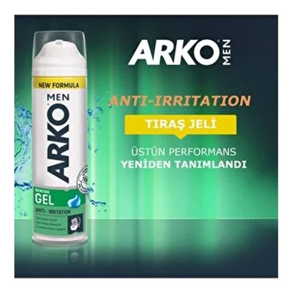Arko Men Tahriş Önleyici 200 Ml Tıraş Jeli - Görsel 5