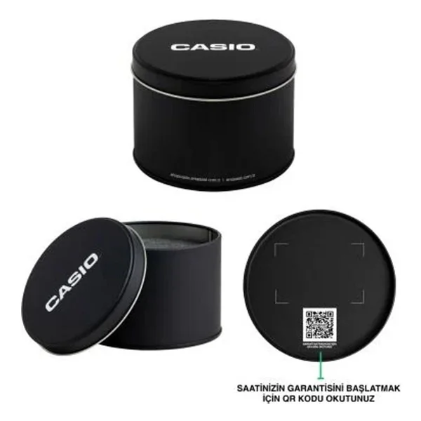 Casio Standart Mtp-B195d-1avdf Çelik Kordon Siyah Kol Saati - Görsel 4