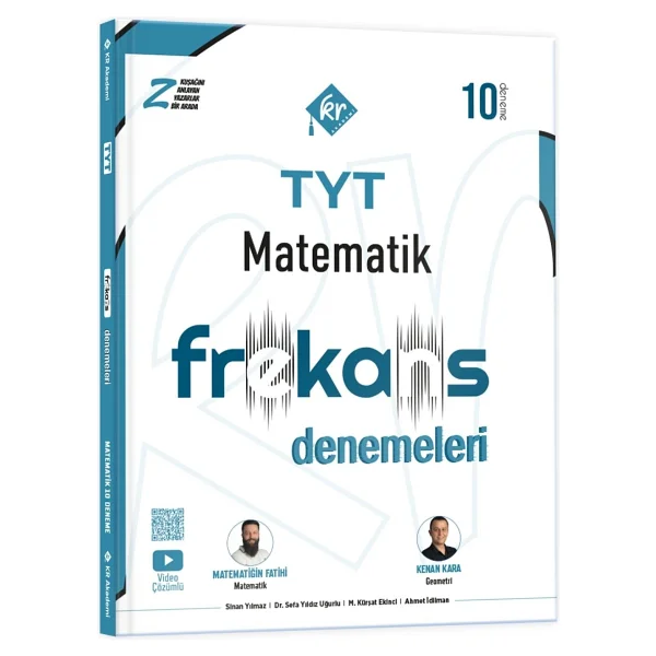 Kr Akademi Yayınları Tyt Matematik 10'lu Frekans Denemeleri - Görsel 2