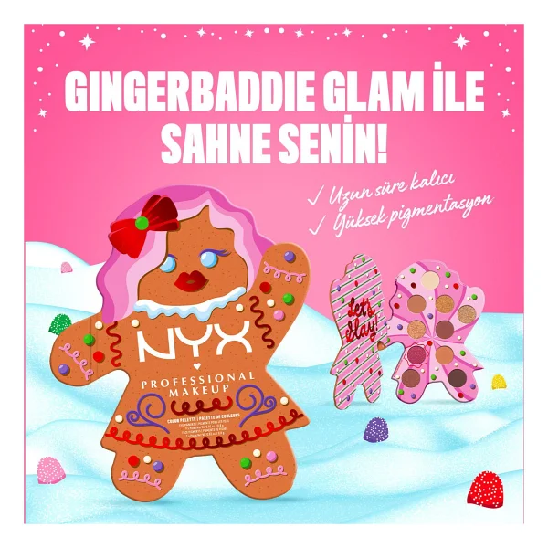 Nyx Professional Makeup Gingerbaddie Far Paleti - Görsel 5