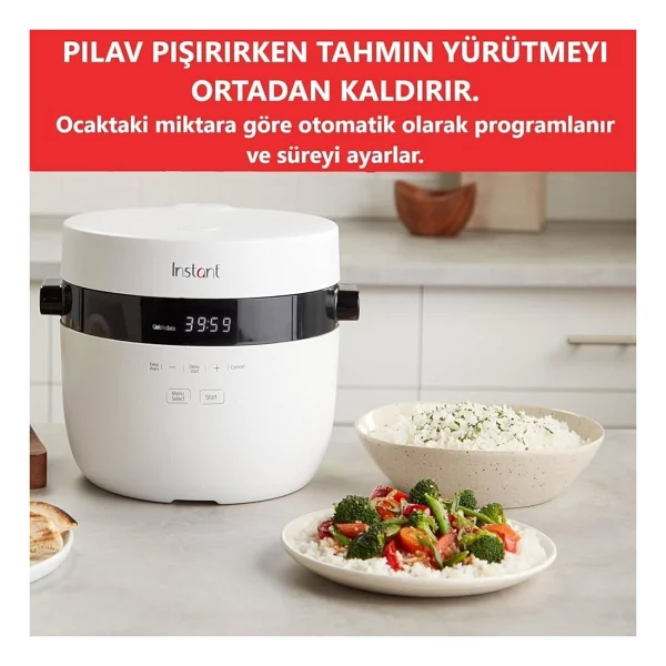 Instant Pot Rice Cooker 5 Lt Buharlı Pişirici - Görsel 5