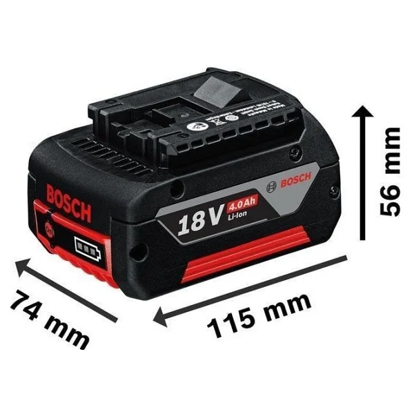 Bosch 0615a5007l Gsr 18v-45 + Gws 18v-8 + Gbh 18v-22 Üç Akülü 4 Ah Kombo Set - Görsel 7