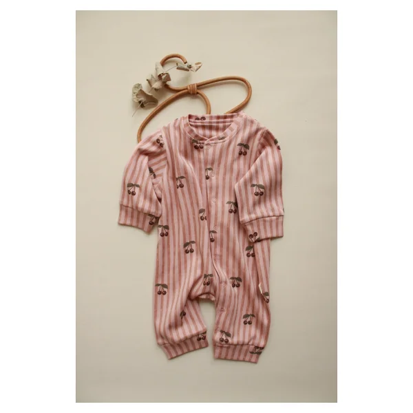 Oh La La Koala For Little Ones Stripe Cherry Serisi Tulum - Bej - 18 - 24 Ay - Görsel 2