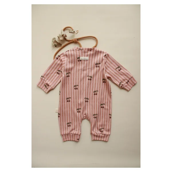 Oh La La Koala For Little Ones Stripe Cherry Serisi Tulum - Bej - 18 - 24 Ay - Görsel 5