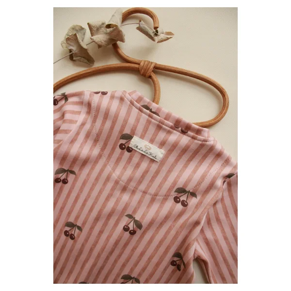 Oh La La Koala For Little Ones Stripe Cherry Serisi Tulum - Bej - 18 - 24 Ay - Görsel 6