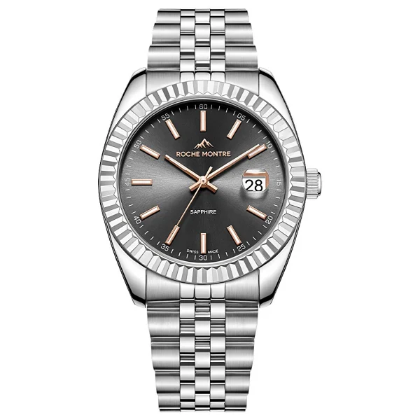 Roche Montre Rmg6009-04 Füme Erkek Kol Saati - Görsel 9
