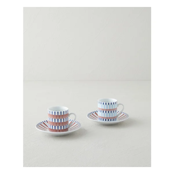 English Home Pico Lines 6 Kişilik Kahve Fincan Takımı - Görsel 2