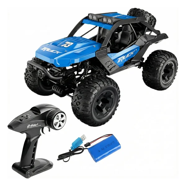 Gepettoys 1/10 4wd 4x4 Off Road 2.4ghz Uzaktan Kumandalı Şarjlı Oyuncak Rc Araba - Görsel 3