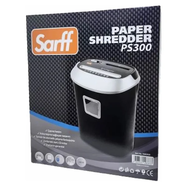 Sarff Ps300 12 Sayfa 25 Lt Evrak İmha Makinesi - Görsel 6