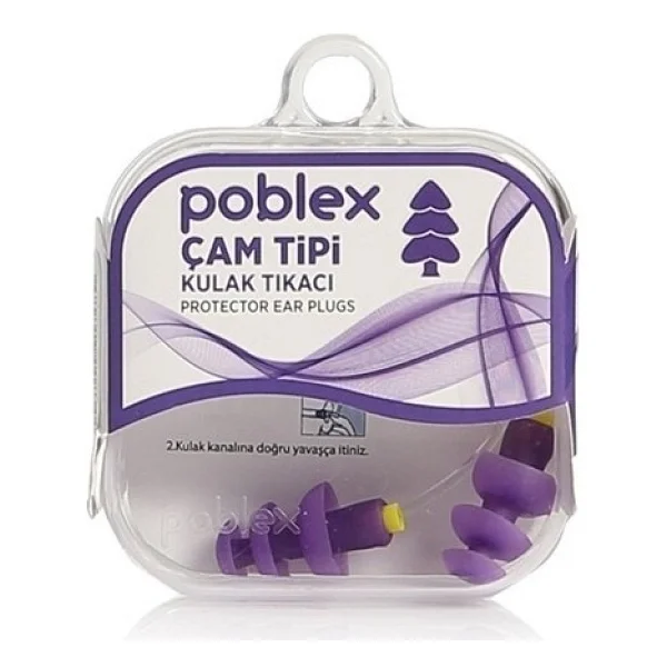 Poblex Çam Tipi Büyük Boy (L) Kulak Tıkacı - Görsel 3