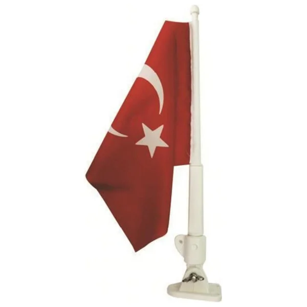 Bayrak Direği Plastik Bayrak Dahil 40 Cm - Görsel 2