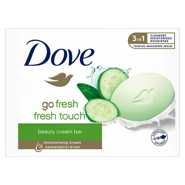 Dove Beauty Cream Bar Fresh Touch Nemlendirici Etkili 90 G 4 Adet - Görsel 2