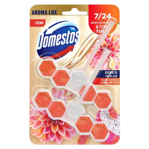 Domestos Wc Blok Lux Yıldız Çiçeği & Ejder Meyvesi 2 X 50 G 4 Adet - Görsel 2