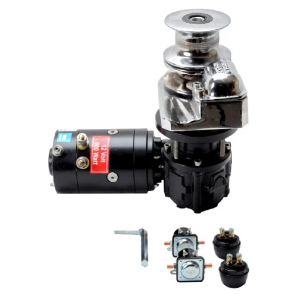 Tekne Irgatı. Dik Irgat. 900watt. 12v. 6mm Zincir. (12kg Çapa) - Görsel 4