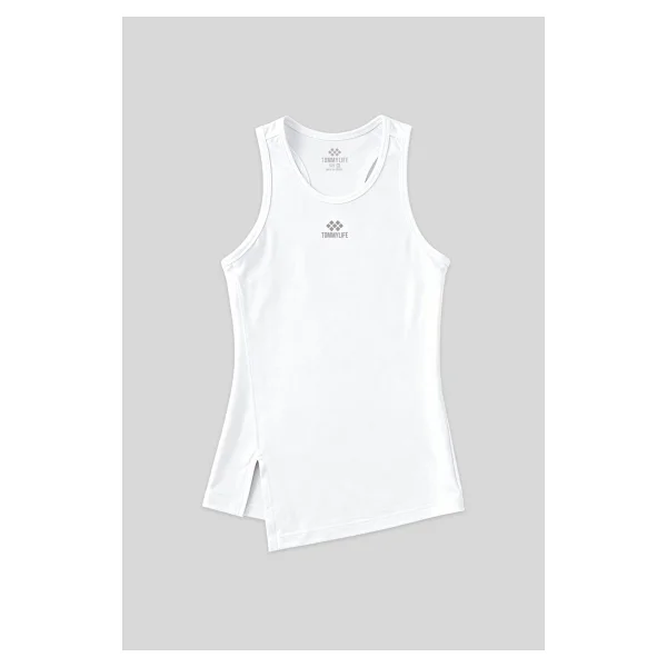 Tommy Life Standart Kalıp O Yaka 2li Paket Siyah-Beyaz Kadın Spor Atlet - 97256 - Görsel 3