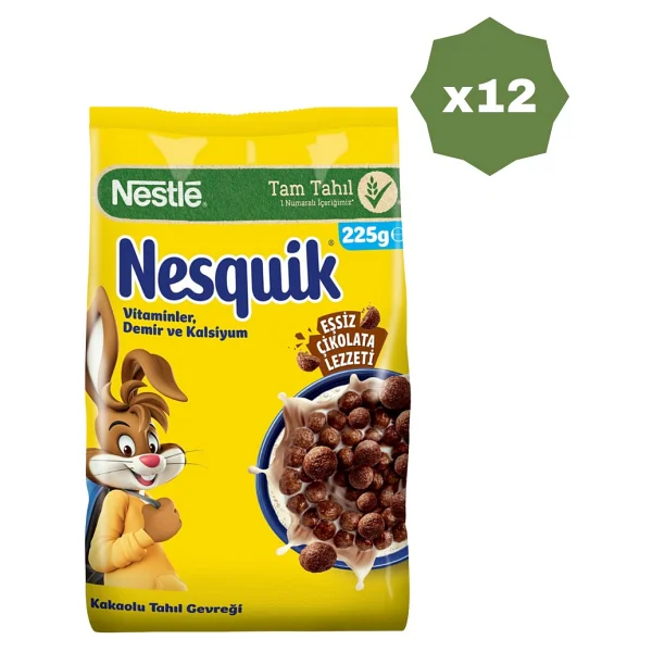 Nesquik Gevrek 225 Gr - (12 Adet) - Görsel 2