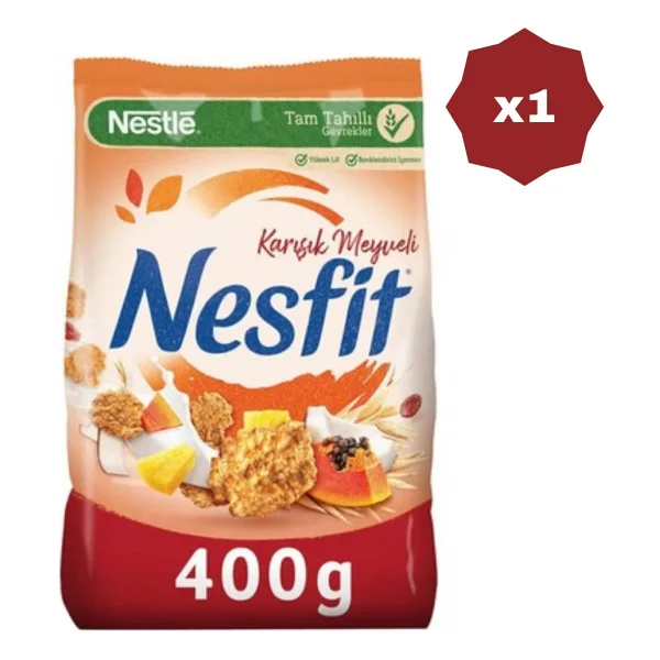 Nesfit Meyveli Mısır Gevreği 400 Gr - (1 Adet) - Görsel 2