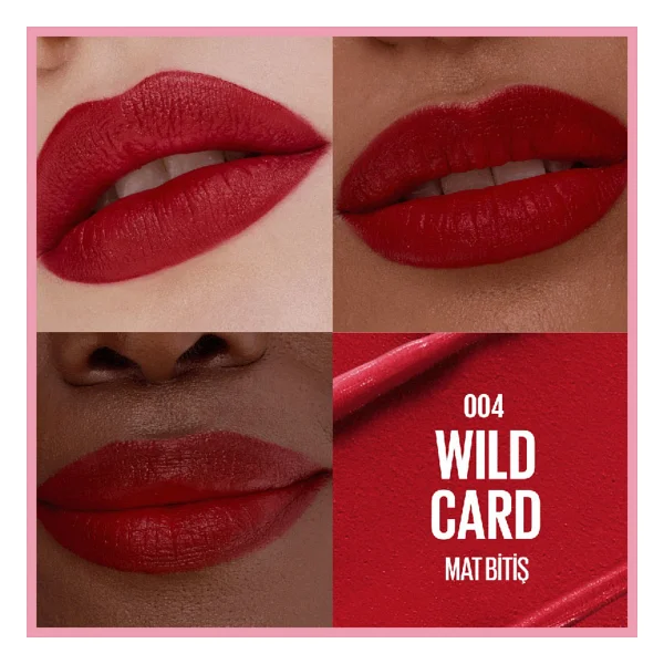 Maybelline New York Serum Etkili Hyalüronik Asit Ve Besleyici Yağ Içeren 004 Wild Card Stick Ruj - Görsel 4