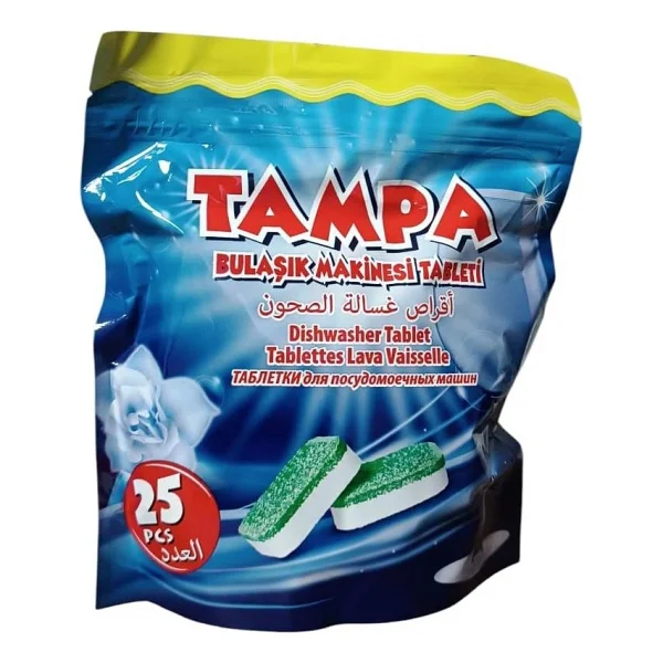 Tampa Bulaşık Makine Tablet. 1 Paket. (25 Yıkama) - Görsel 2