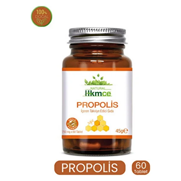 Natural Hekimce Propolis 60 Tablet - Görsel 2