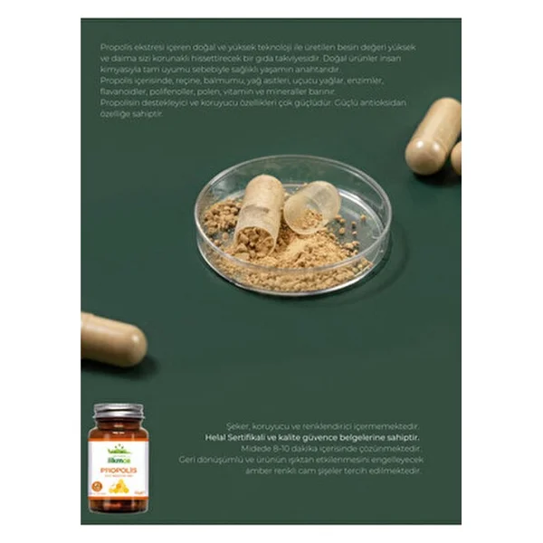 Natural Hekimce Propolis 60 Tablet - Görsel 3