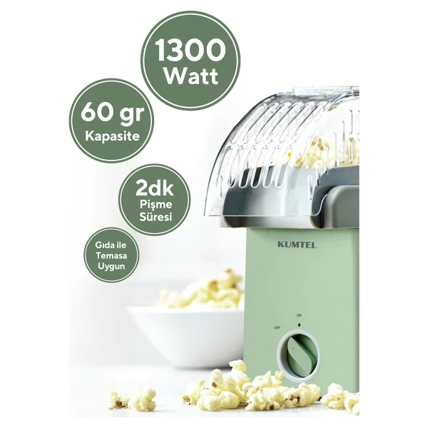 Kumtel Hpp-02 Popcorn Mısır Patlatma Makinesi - Görsel 2