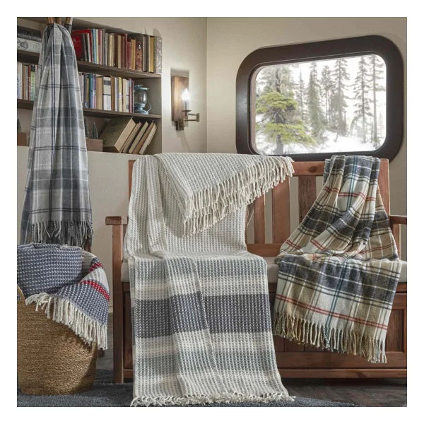 Taç Butik Doğu Ekspresi 150X220 cm Pamuk Tek Kişilik Battaniye - Görsel 4