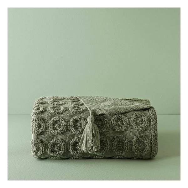 Taç Butik Patagonya Throw Yeşil 130x170 Cm TV Battaniyesi - Görsel 2