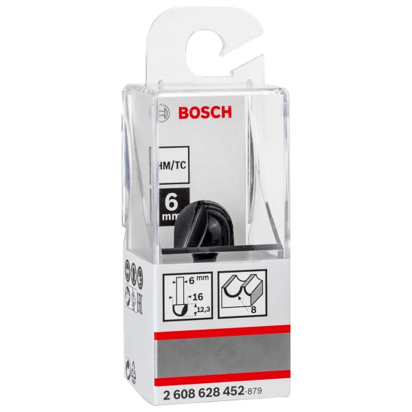 Bosch 6mm Şaftlı Dayamaklı Fitil Freze Ucu 6x15,9x45 2608628452 - Görsel 2