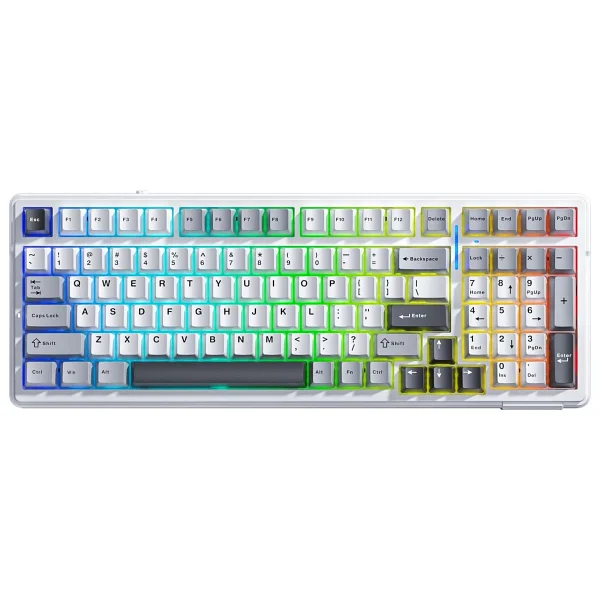 Aula F99 Gri RGB Reaper Switch Kablolu/Kablosuz Mekanik Oyuncu Klavyesi - Görsel 6