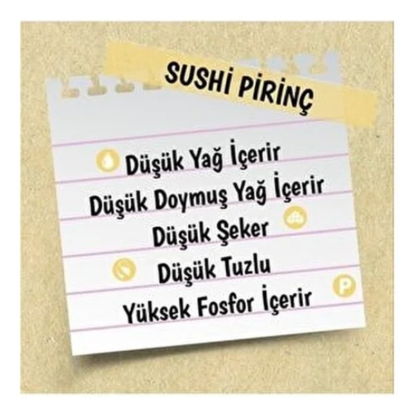 Yayla Gurme Sushi Pirinç 500 Gr - Görsel 4