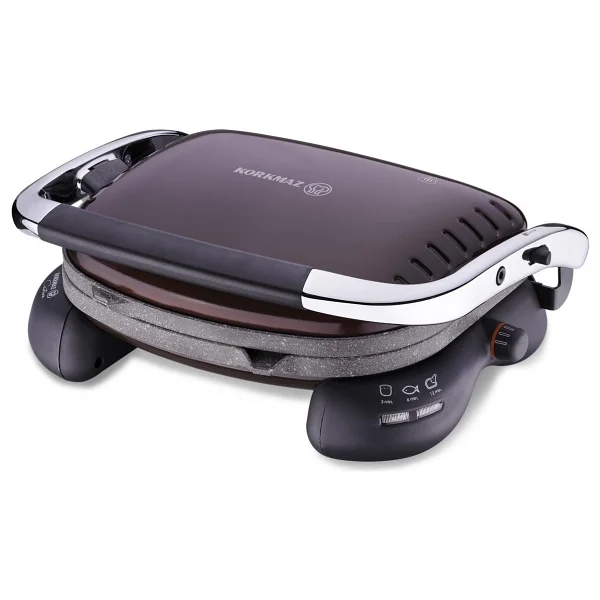 Korkmaz Castron A324-13 Robusta Krom 1800 W Tost Makinesi - Görsel 3