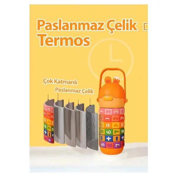 Vagonlife Vgn30031 430 Ml Pipetli Çelik Matara - Görsel 5