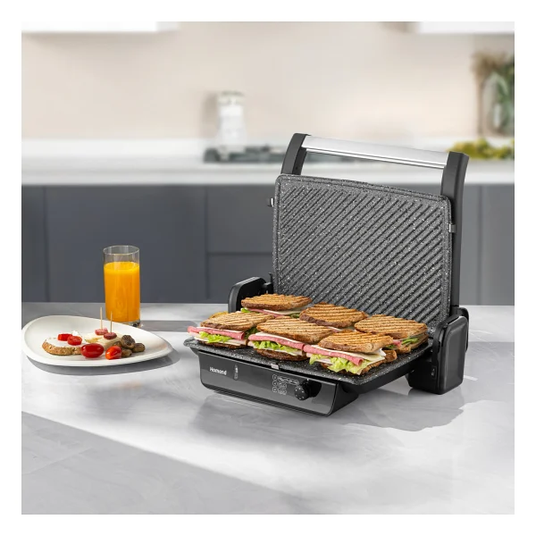 Homend Toastbuster 1334h Mat Siyah 1800 W Tost Makinesi - Görsel 10