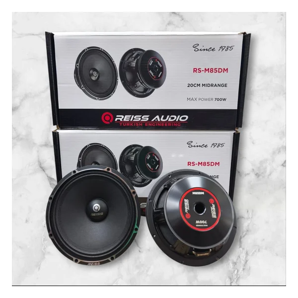 Reiss Audio Rs-M85dm 700 W 20 Cm Midrange Oto Hoparlör - Görsel 4