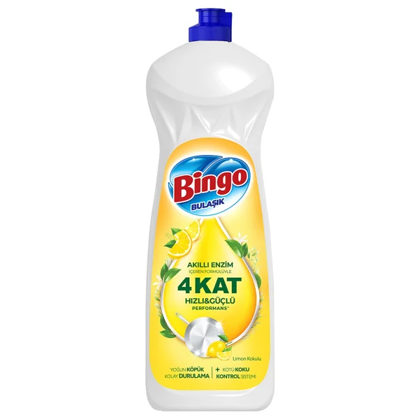 Bingo Limon Sıvı Bulaşık Deterjanı 650 Ml - Görsel 2