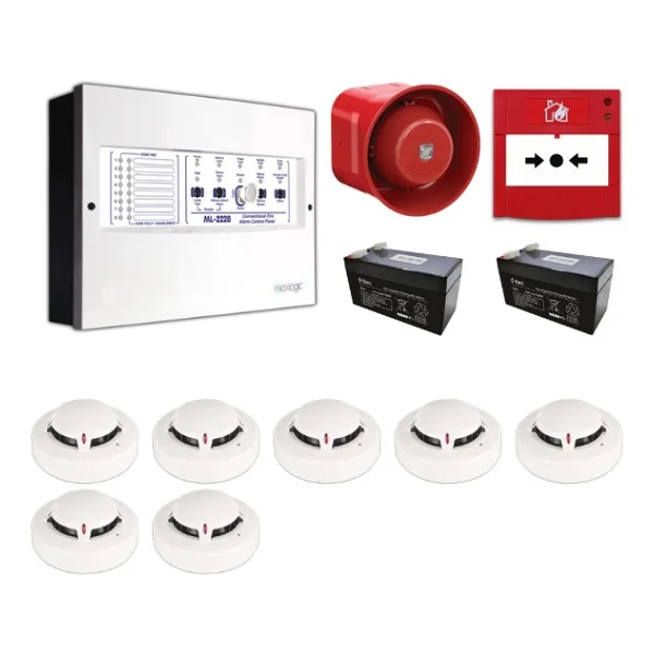 Mavigard Maxlogic 7 Li Konvansiyonel Yangın Alarm Seti - Görsel 2