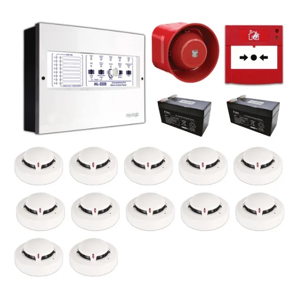 Mavigard Maxlogic 12 Li Konvansiyonel Yangın Alarm Seti - Görsel 2