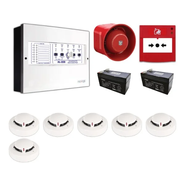 Mavigard Maxlogic 6 Lı Konvansiyonel Yangın Alarm Seti - Görsel 2