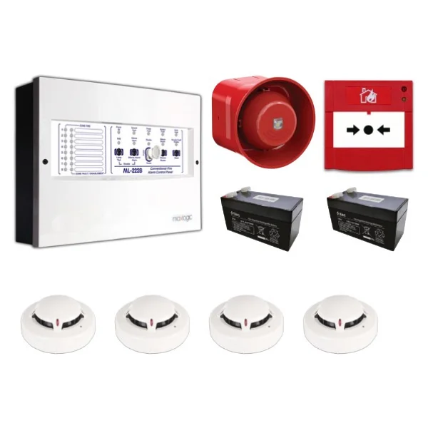 Mavigard Maxlogic 4 Lü Konvansiyonel Yangın Alarm Seti - Görsel 2