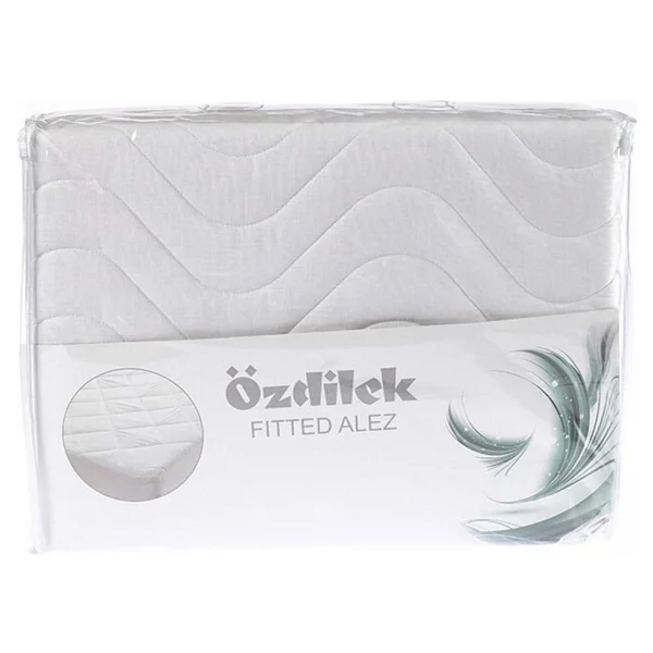 Özdilek Kapitoneli Fitted Mikro Sıvı Geçirmez Çift Kişilik Alez (160x200+35) - Beyaz - Görsel 2