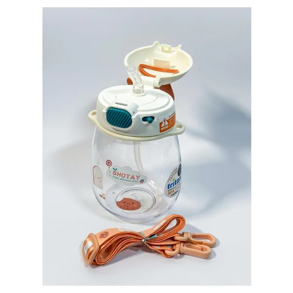 Shotay St-7008 Rabbit Beyaz 600 Ml Tritan Matara - Görsel 3