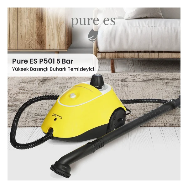 Pure Es P501 Sarı Buharlı Temizleyici - Görsel 2