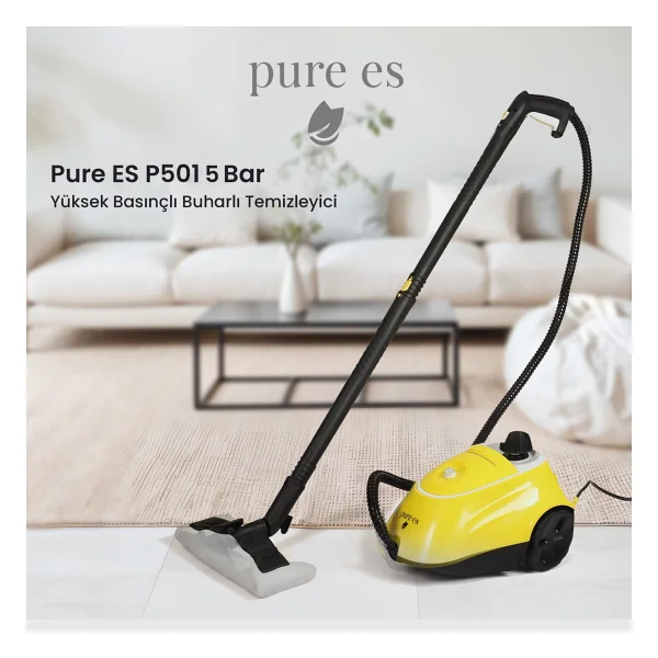 Pure Es P501 Sarı Buharlı Temizleyici - Görsel 3