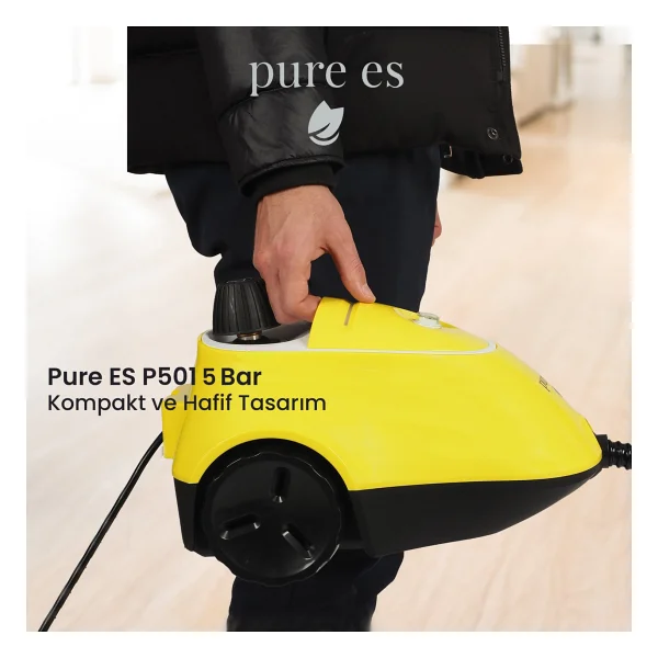 Pure Es P501 Sarı Buharlı Temizleyici - Görsel 5