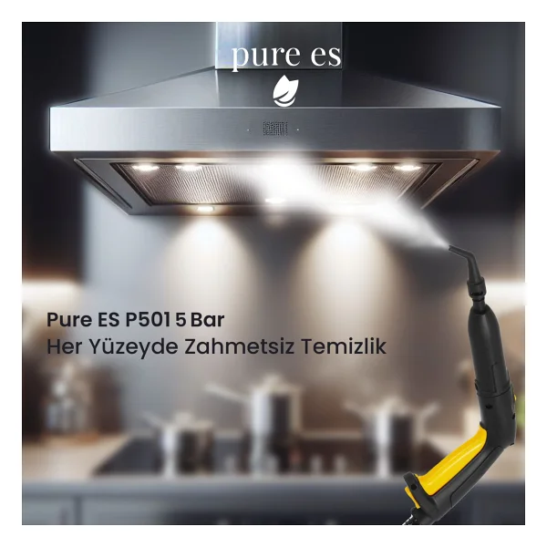 Pure Es P501 Sarı Buharlı Temizleyici - Görsel 9