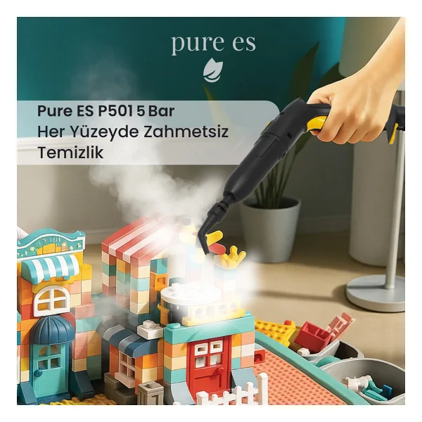 Pure Es P501 Sarı Buharlı Temizleyici - Görsel 10